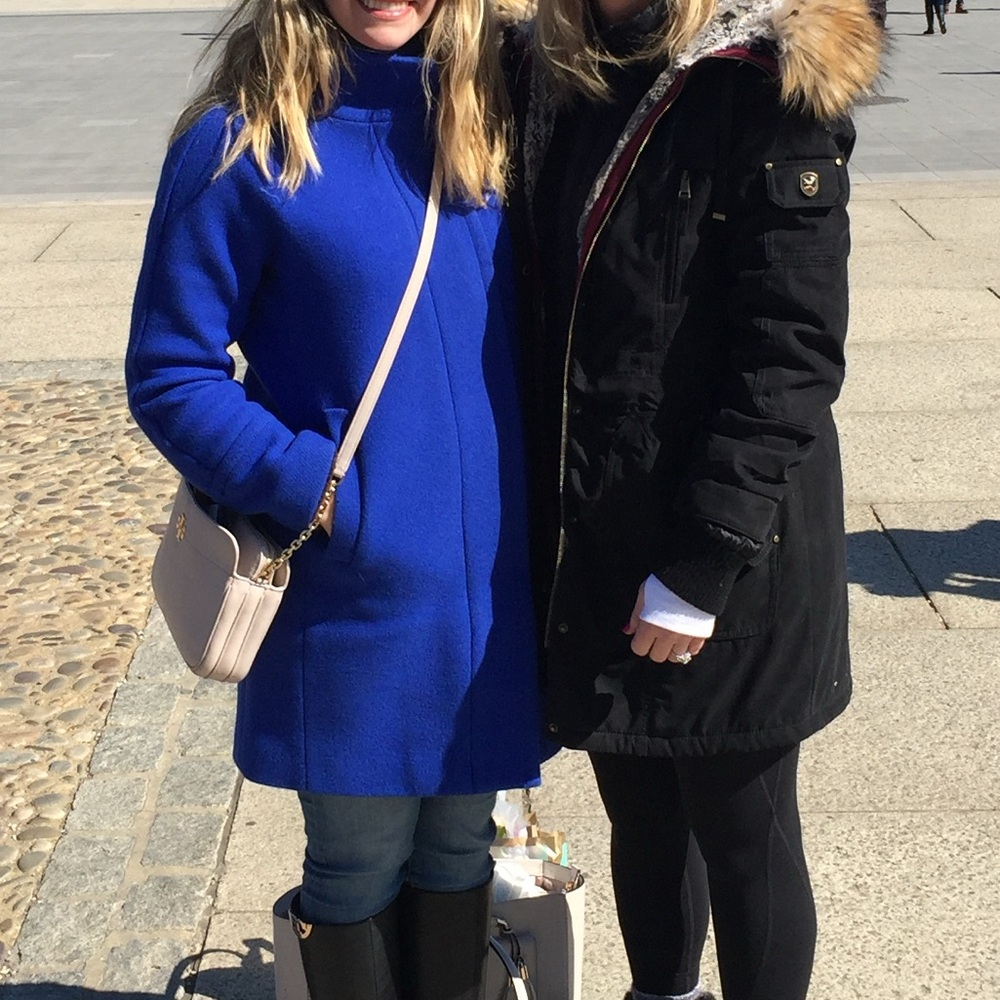 Beautiful J. Crew Women's Royal Blue Coat